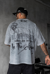 TRICOU PREMIUM GRI PRESPALAT  "GLADIATOR"